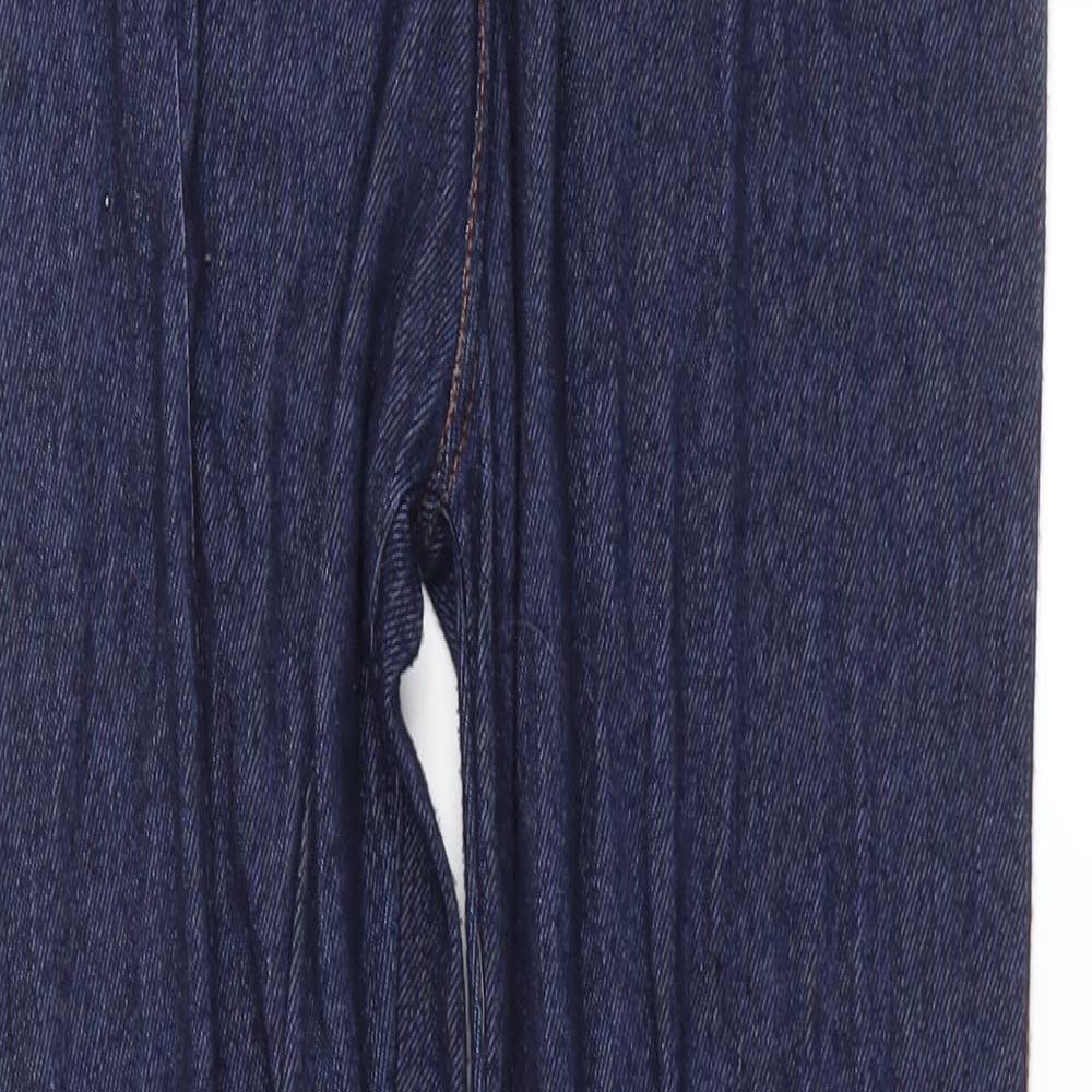 Womens UK Size 2XL Preworn Regular Fit Jegging Blue Trousers