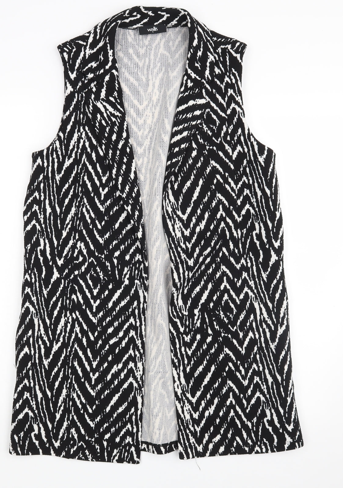 Womens UK Size S Wallis Black Cardigan Jumper