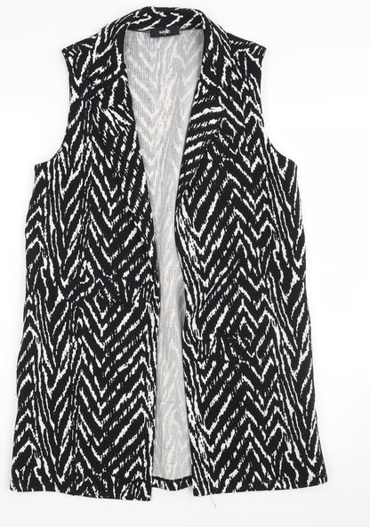 Womens UK Size S Wallis Black Cardigan Jumper