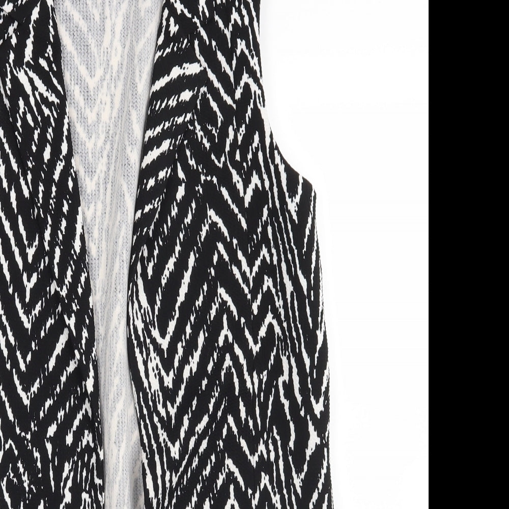Womens UK Size S Wallis Black Cardigan Jumper