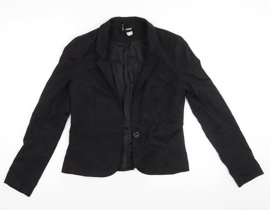 H&M Womens Black   Jacket Blazer Size 34