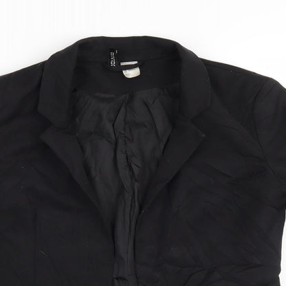 H&M Womens Black   Jacket Blazer Size 34