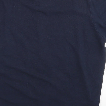 Twisted Soul Mens Blue Houndstooth   Polo Size L