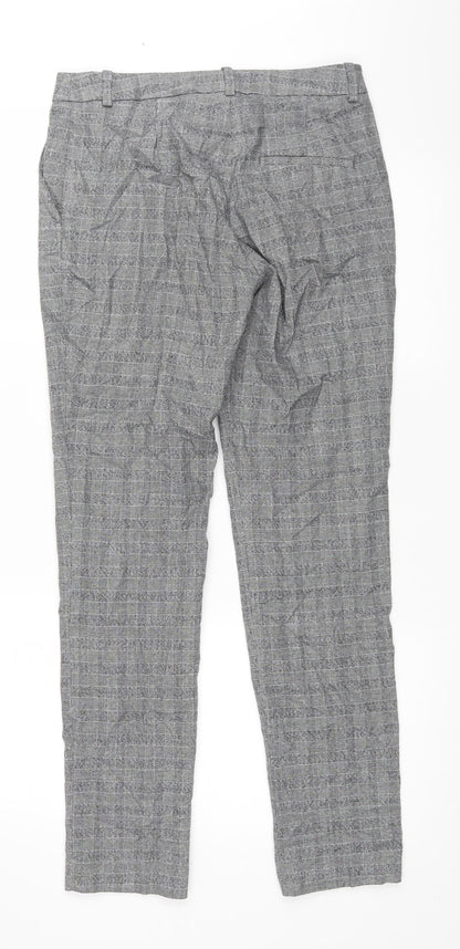 Womens UK Size 34 H&M Regular Fit Sweatpants Black Trousers