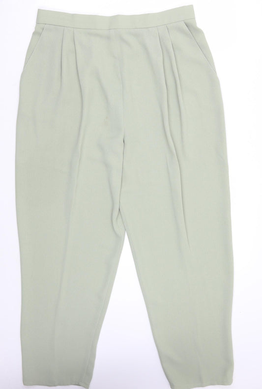 Your 6th Sense Womens Green   Trousers  Size 20 L28 in