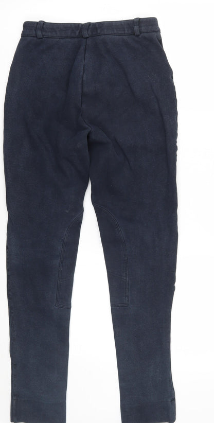 Womens UK Size 26 Preworn Regular Fit  Blue Trousers