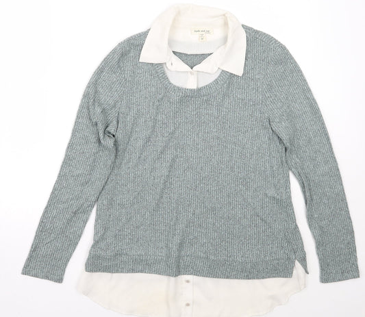 Faith & Joy Womens Green   Pullover Jumper Size M