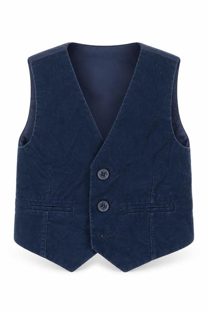 Marylebone Boys Blue   Jacket Waistcoat Size 18 Months