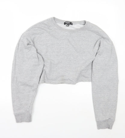 Womens UK Size 14 Missguided Grey Pullover Jumper