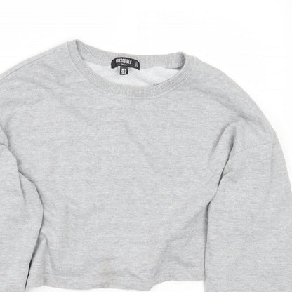 Womens UK Size 14 Missguided Grey Pullover Jumper
