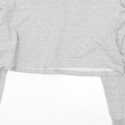 Womens UK Size 14 Missguided Grey Pullover Jumper