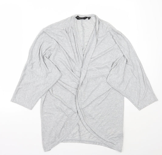 Womens UK Size M Dorothy Perkins Grey Cardigan Jumper