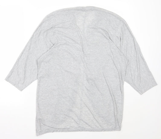 Womens UK Size M Dorothy Perkins Grey Cardigan Jumper