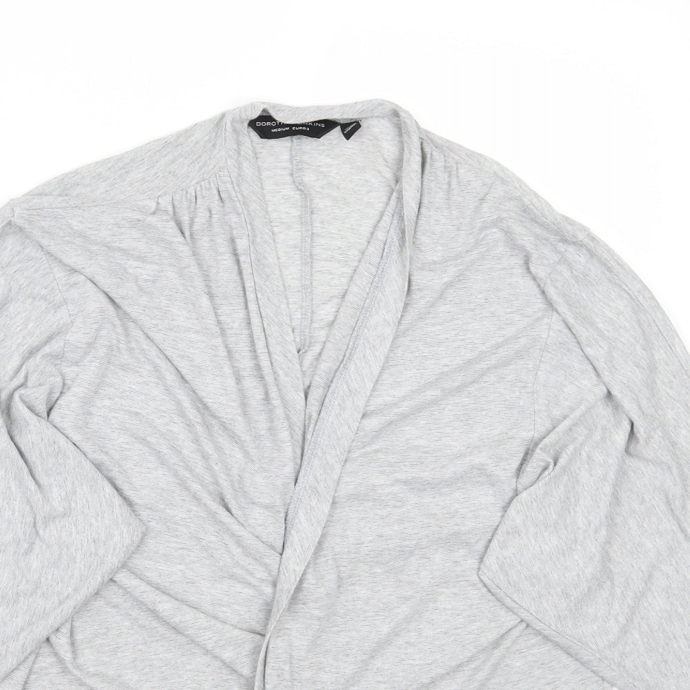 Womens UK Size M Dorothy Perkins Grey Cardigan Jumper