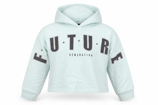 Primark Girls Blue   Pullover Hoodie Size 9-10 Years