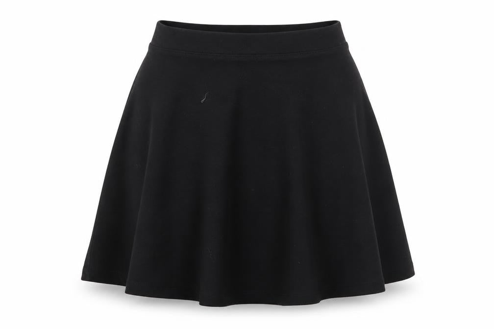 Tu Girls Black   A-Line Skirt Size 9 Years - School wear
