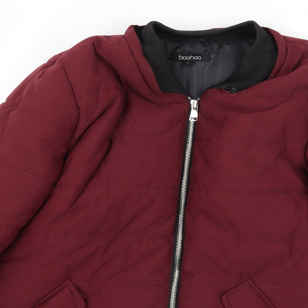 Womens UK Size S Boohoo Purple Jacket