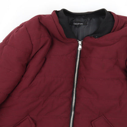 Womens UK Size S Boohoo Purple Jacket