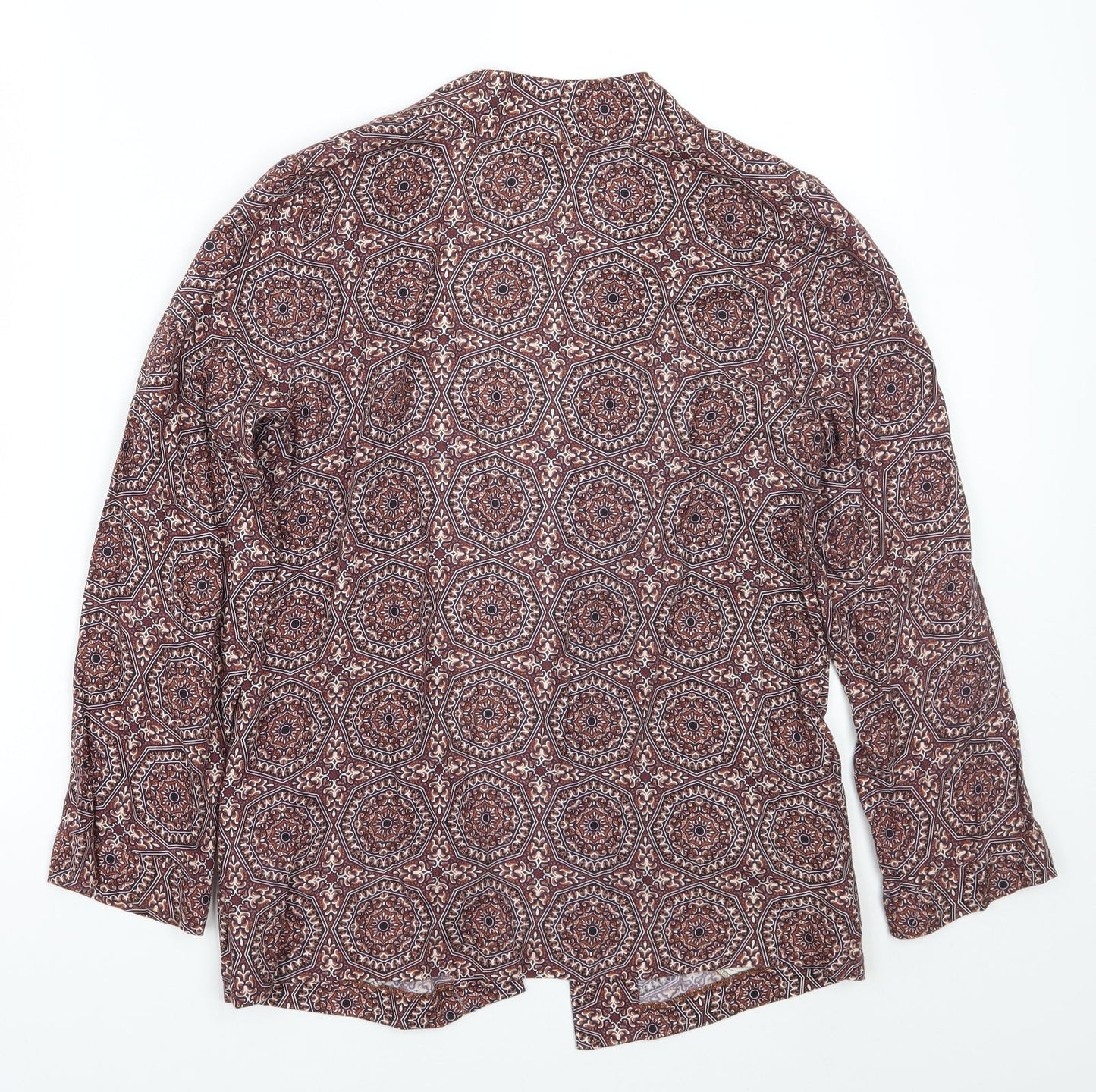 Primark Womens Brown Floral  Cardigan Jumper Size 10