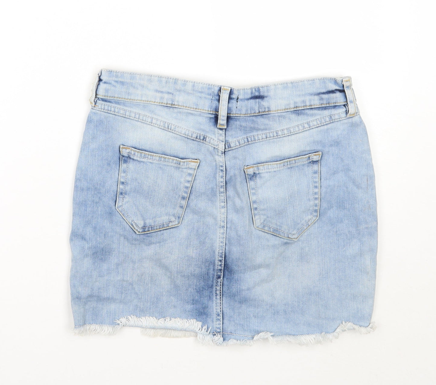 F&F Womens Blue   A-Line Skirt Size 6