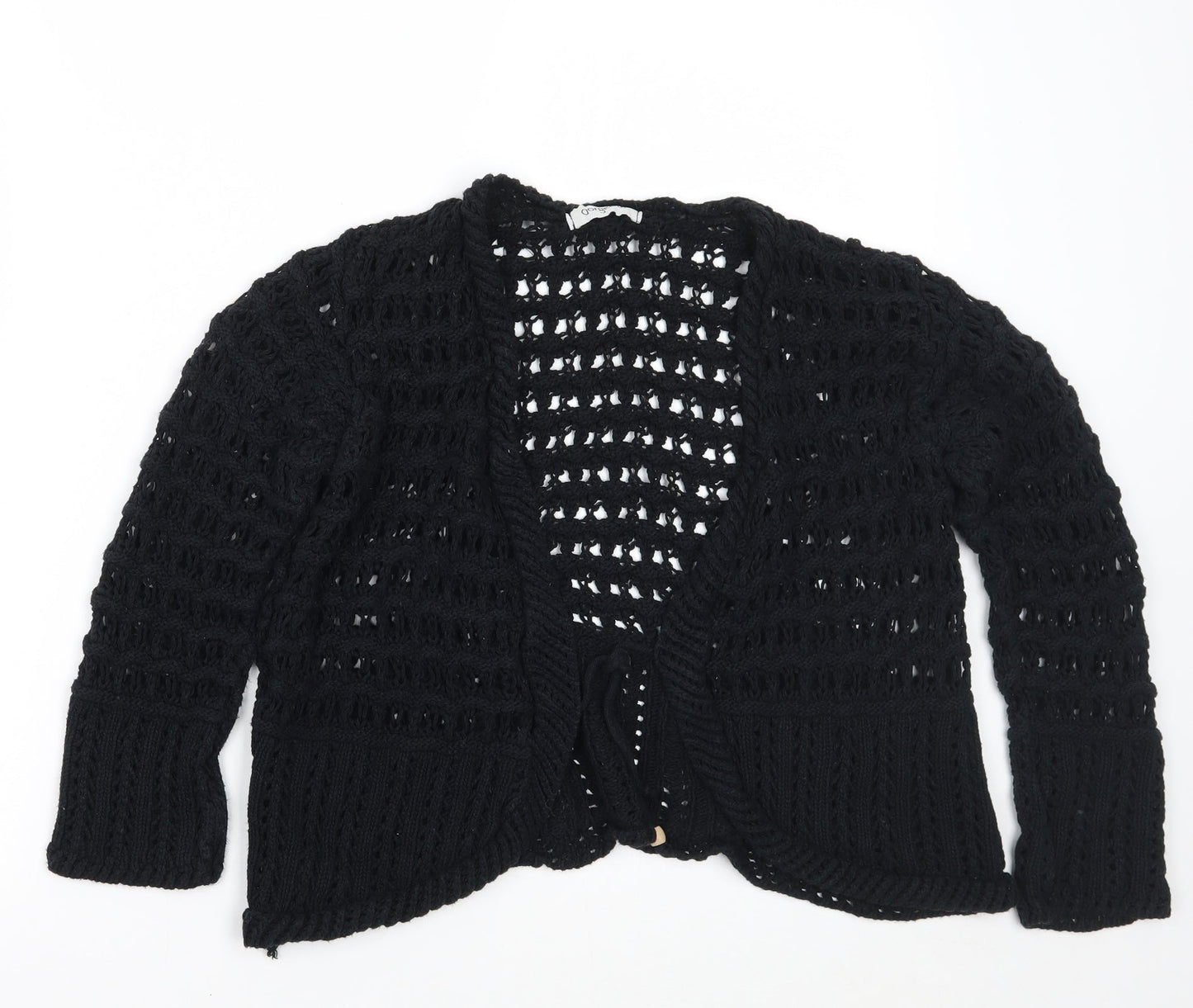 Womens UK Size M Gorgeous Black Cardigan Jumper