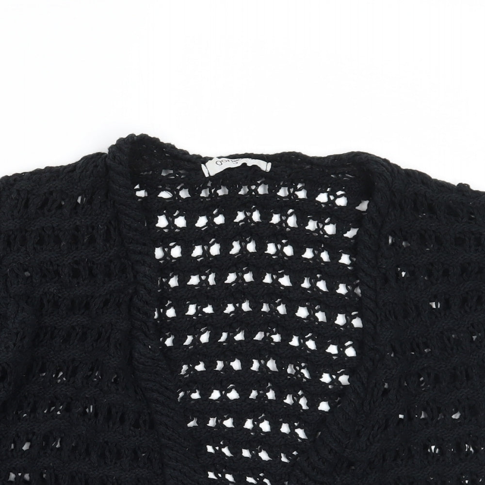 Womens UK Size M Gorgeous Black Cardigan Jumper