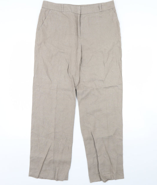CC Womens Beige   Trousers  Size 12 L30 in