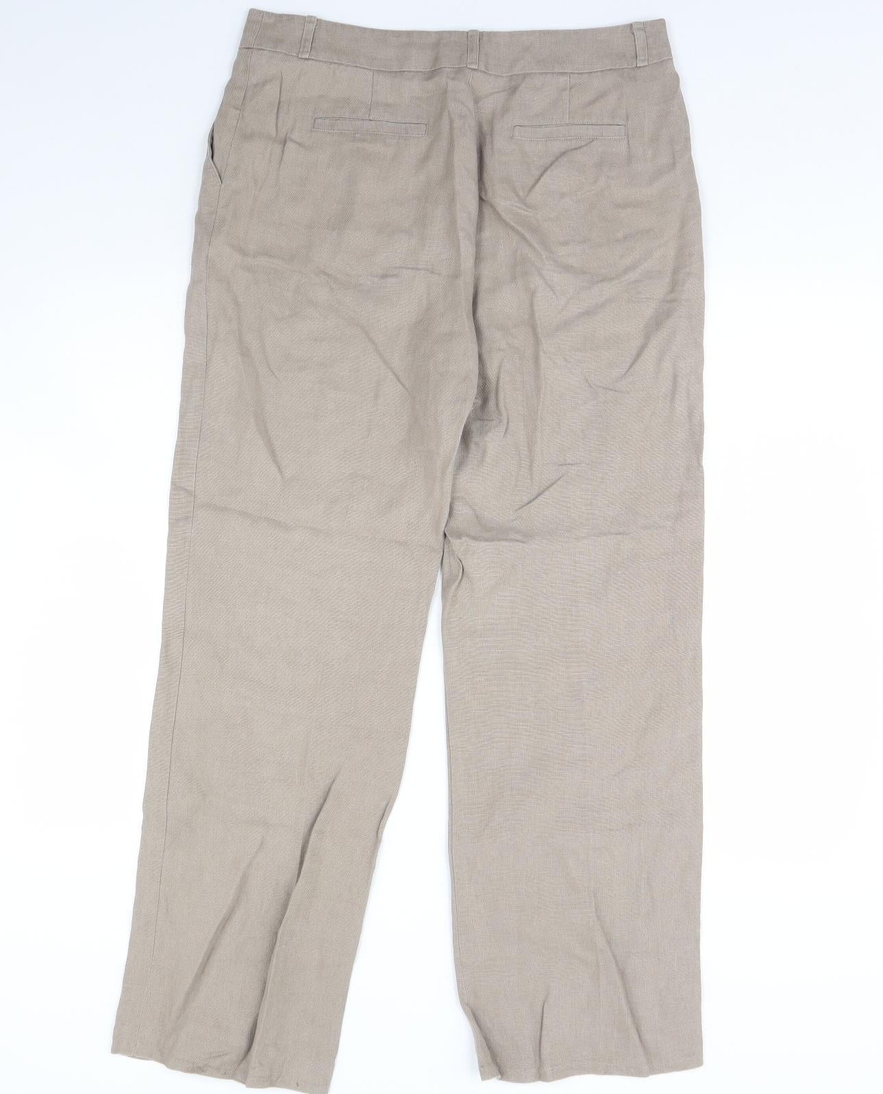 CC Womens Beige   Trousers  Size 12 L30 in