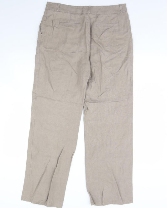 CC Womens Beige   Trousers  Size 12 L30 in
