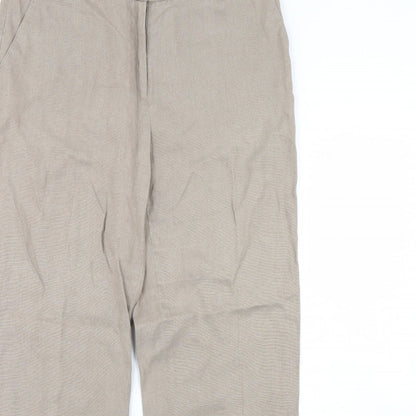 CC Womens Beige   Trousers  Size 12 L30 in