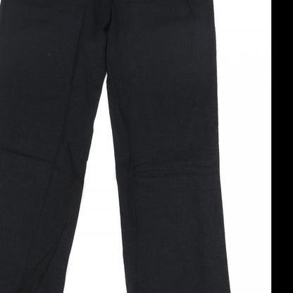 Womens UK Size 8 m&s Regular Fit  Black Trousers