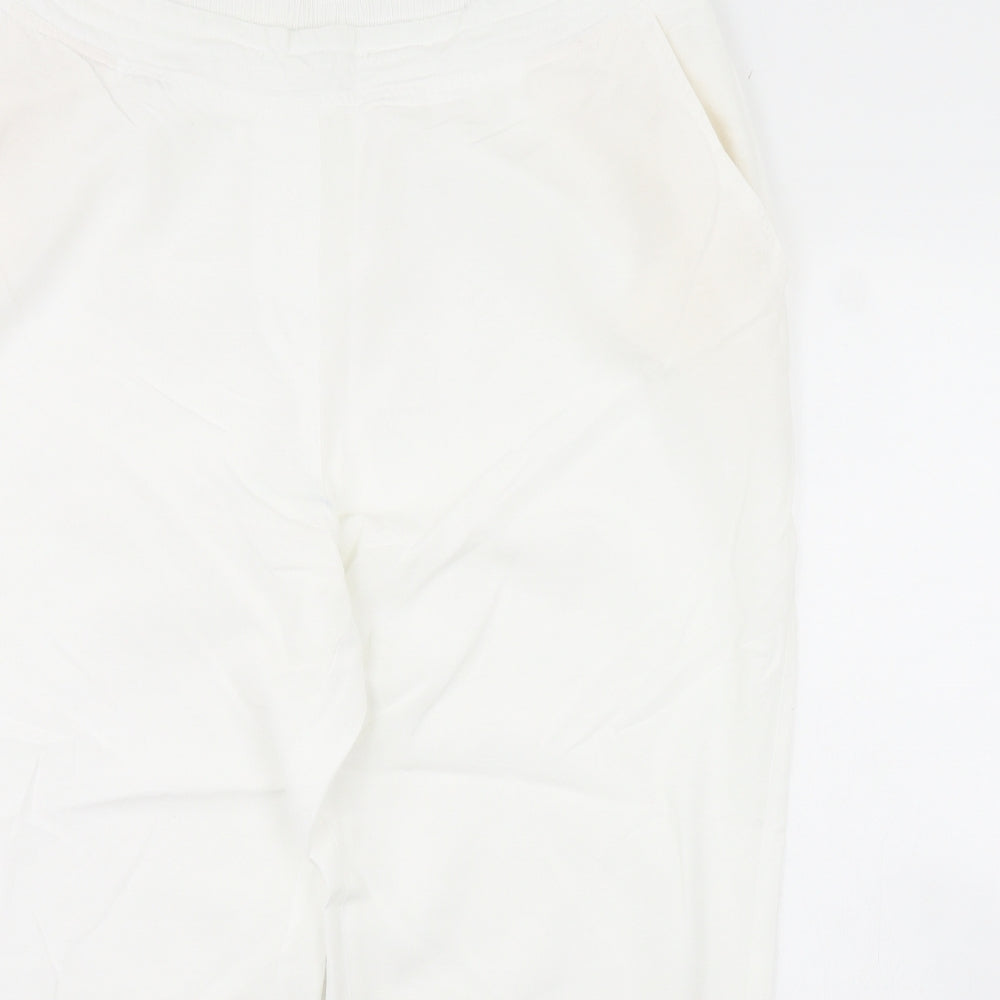 Womens UK Size 20 Label be Regular Fit  White Trousers