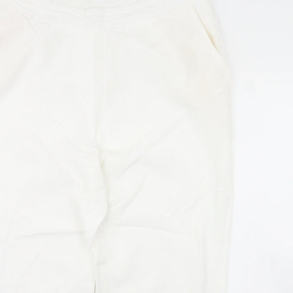 Womens UK Size 20 Label be Regular Fit  White Trousers