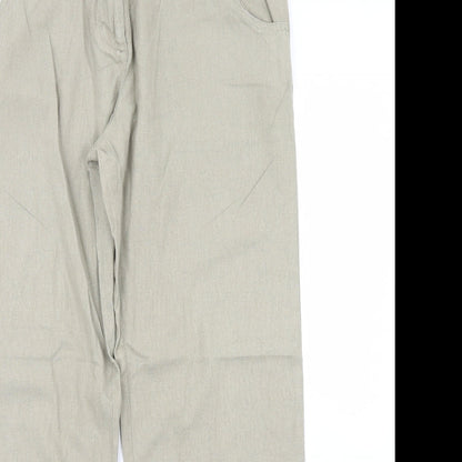 EA Womens Beige   Trousers  Size 14 L32 in