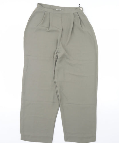 Womens UK Size 12 NEXT Regular Fit  Green Trousers