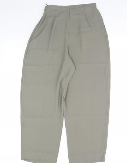Womens UK Size 12 NEXT Regular Fit  Green Trousers