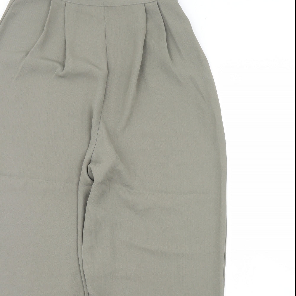 Womens UK Size 12 NEXT Regular Fit  Green Trousers
