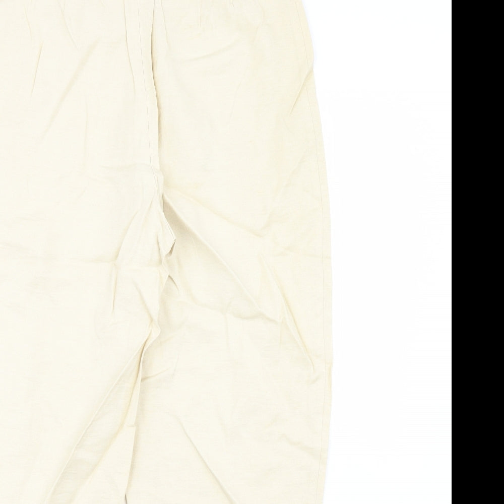 Womens UK Size 30 in Preworn Regular Fit  Gold Trousers