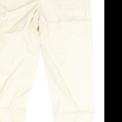 Womens UK Size 30 in Preworn Regular Fit  Gold Trousers