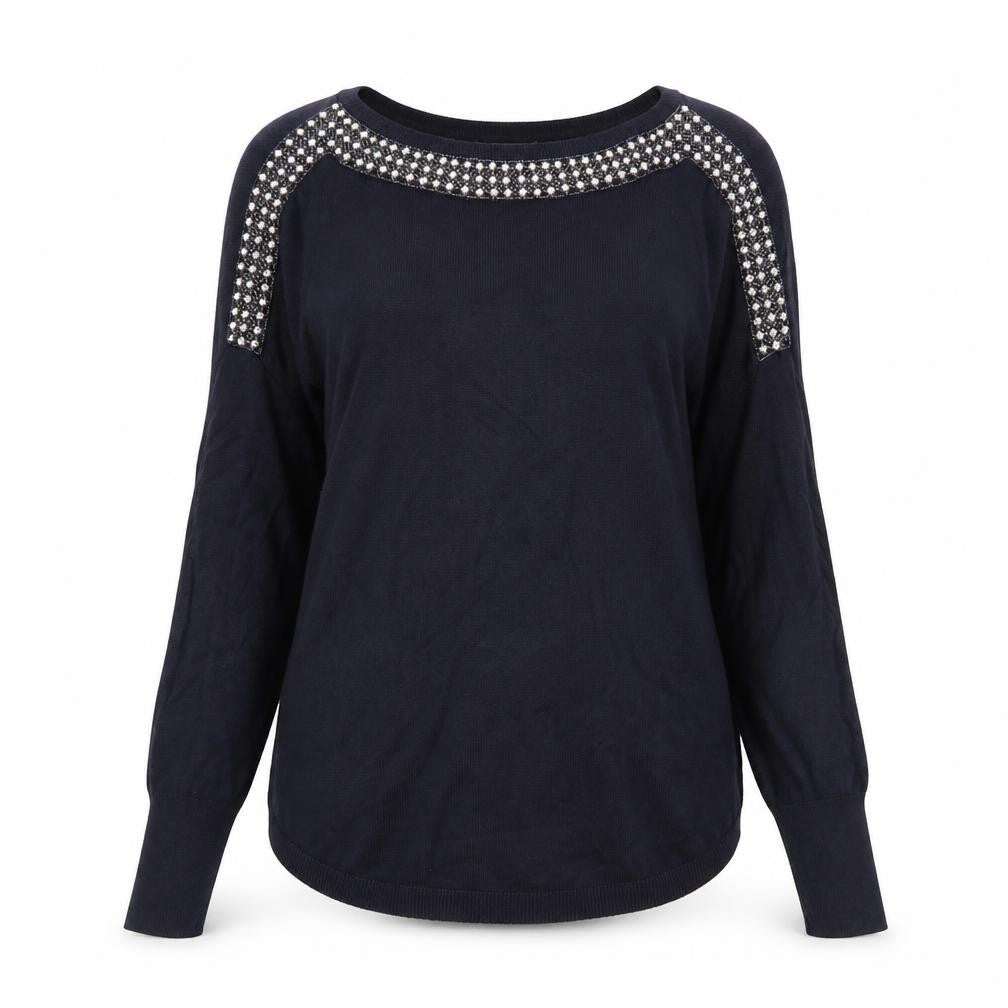 Womens UK Size S Oasis Blue Pullover Jumper