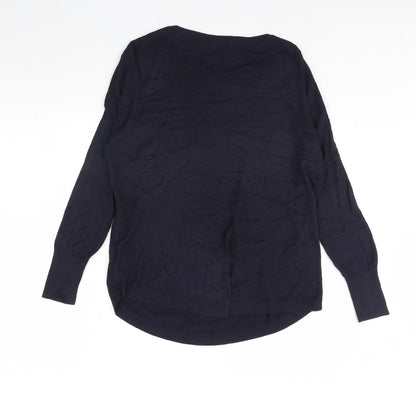 Womens UK Size S Oasis Blue Pullover Jumper