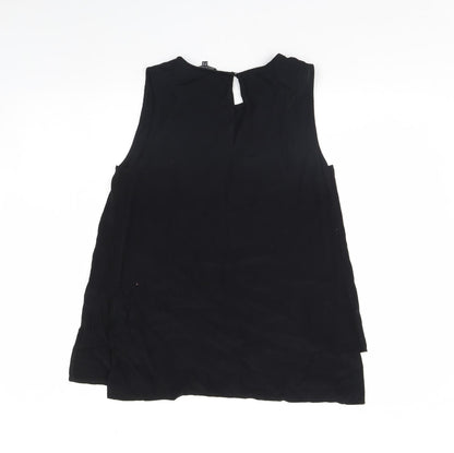 Womens UK Size 10 Warehouse Black Basic Tank