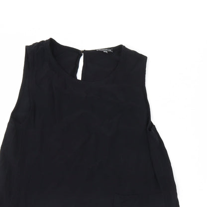 Womens UK Size 10 Warehouse Black Basic Tank