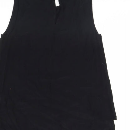 Womens UK Size 10 Warehouse Black Basic Tank