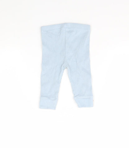 TU Girls Blue   Capri Trousers Size 3-6 Months