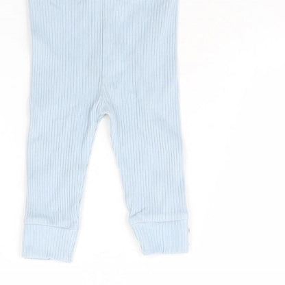 TU Girls Blue   Capri Trousers Size 3-6 Months