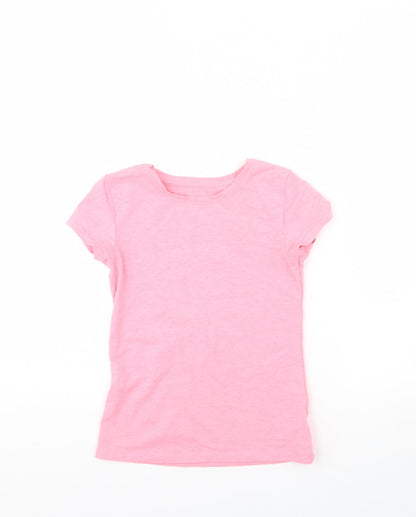 St Bernard Girls Pink   Basic T-Shirt Size 8 Years