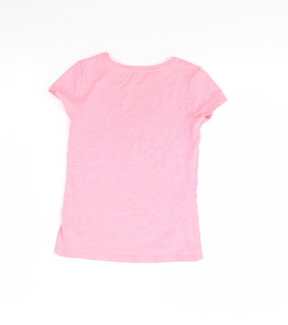 St Bernard Girls Pink   Basic T-Shirt Size 8 Years