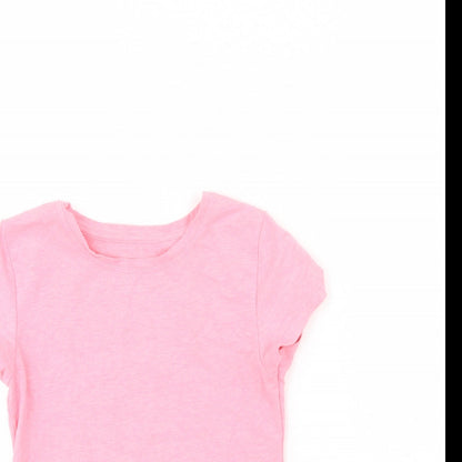 St Bernard Girls Pink   Basic T-Shirt Size 8 Years