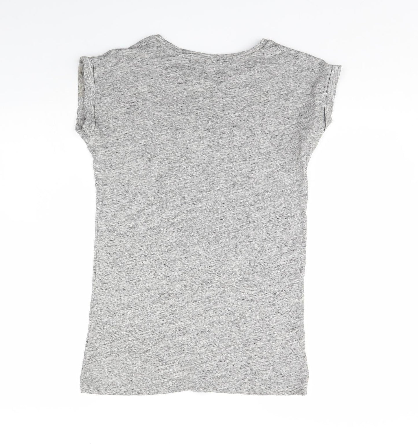 USA Pro Womens Grey   Basic T-Shirt Size 6